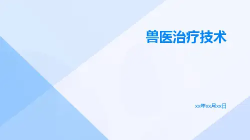 兽医治疗技术