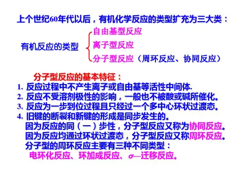 周环反应的理论解释PPT课件