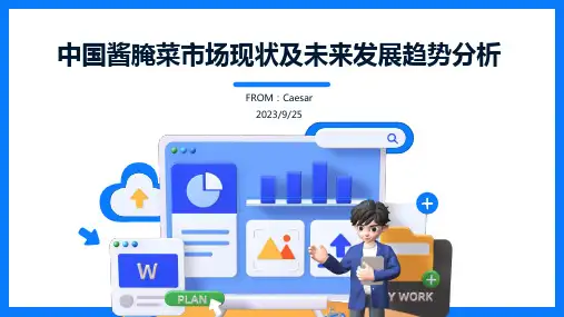 2023年酱腌菜市场现状、竞争、趋势分析 行业现代化转型升级步伐加快报告模板