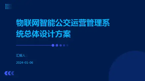 物联网智能公交运营管理系统总体设计方案