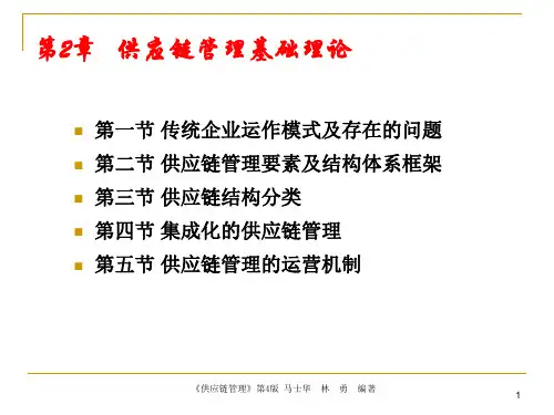 第2章_供应链管理基础理论_马士华