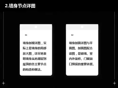 建筑识图-详图介绍1-墙身节点详图