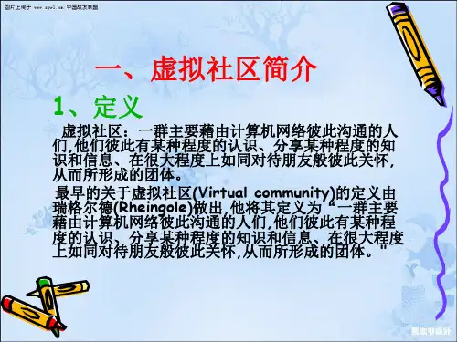 虚拟社区模式及案例分析