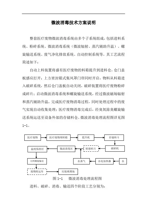 微波消毒技术方案说明