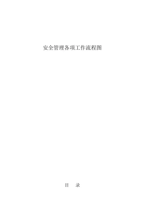 安全管理各项工作流程图DOC