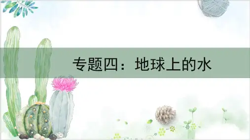 高考一轮复习专题四-地球上的水水资源的合理利用(14页ppt)