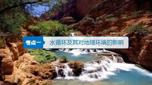 水循环及其对地理环境的影响资料课件