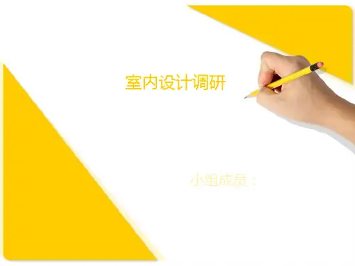 室内设计调研ppt课件