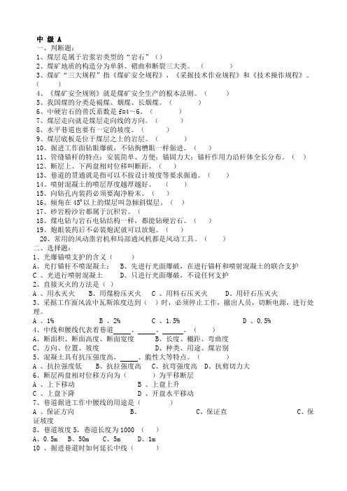 掘 砌 中 级2