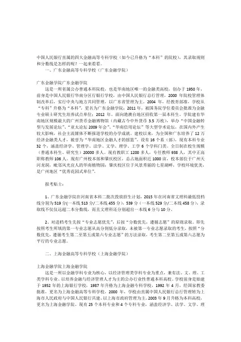 金融高等专科学校