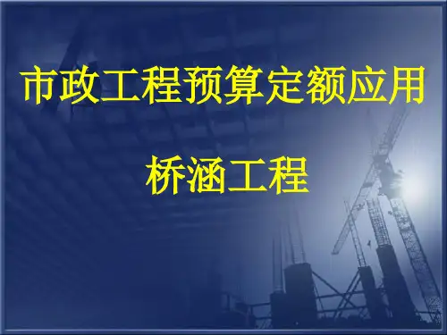 桥涵工程计量与计价(1)精品PPT课件