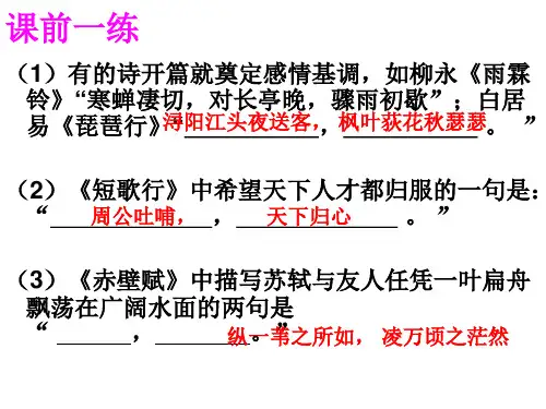 二轮复习文言文翻译(公开课)