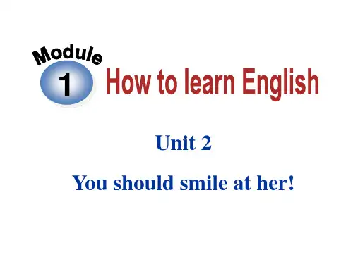 外研版八年级上 Module 1 Unit 2 课件 (共53张PPT)