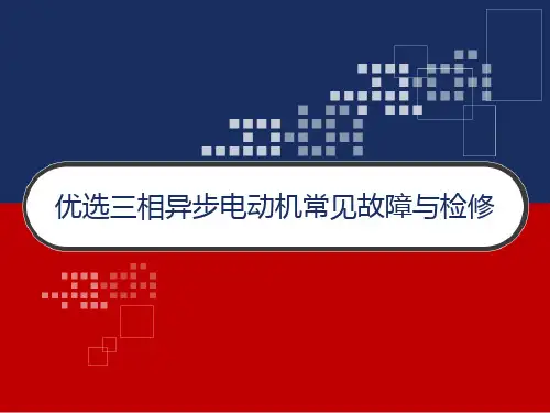 三相异步电动机常见故障与检修 PPT
