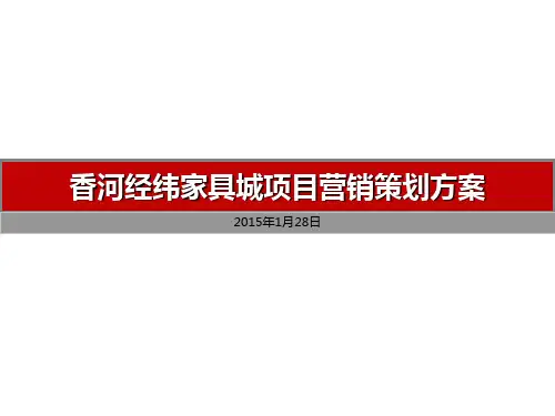 香河经纬家具城项目策划方案