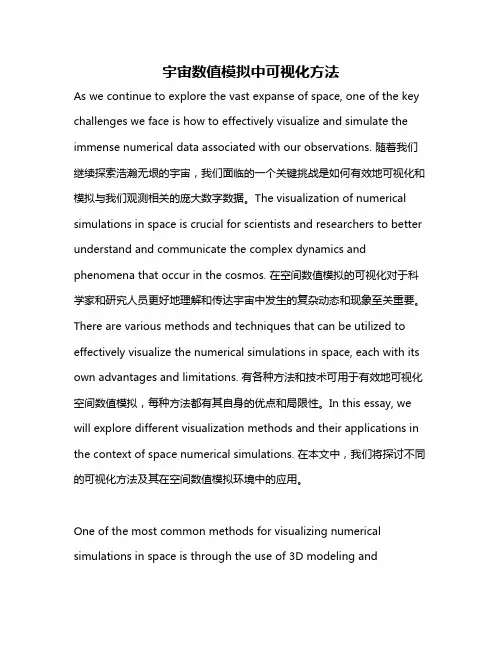 宇宙数值模拟中可视化方法