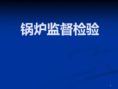 锅炉监督检验PPT课件