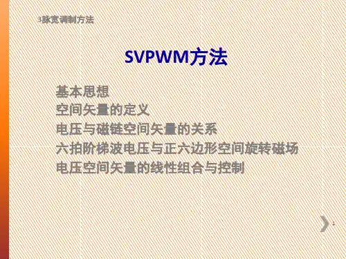 SVPWM原理 超易懂讲解演示幻灯片
