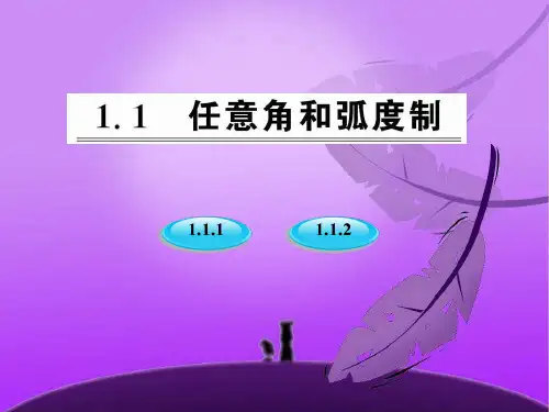 1.1.1《任意角》课件(人教A版必修4)