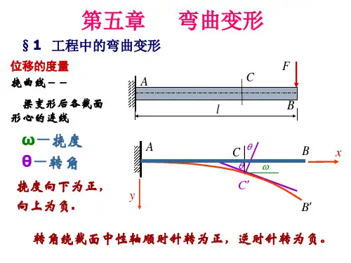 材料力学第5章弯曲变形ppt课件