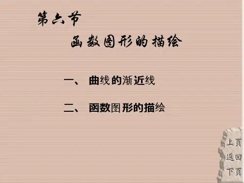 高等数学 函数图形的描绘
