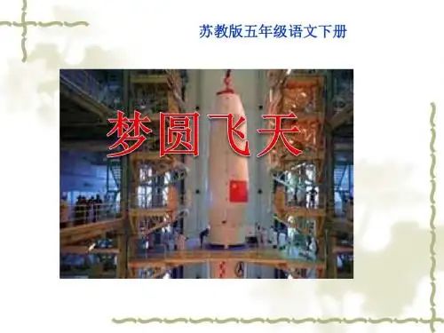 《梦圆飞天》PPT课件2 (共14张PPT)