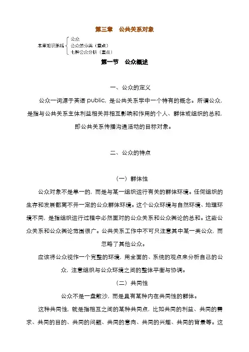 2022年自考公共关系学讲义