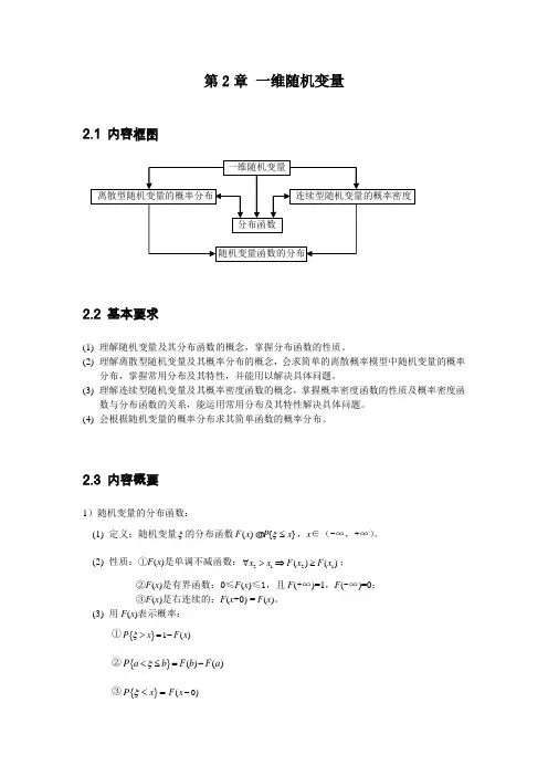 第2章一维随机变量