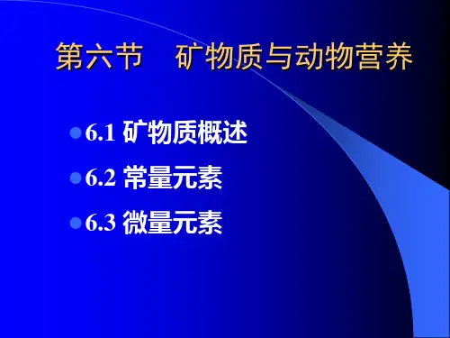06_矿物质与动物营养