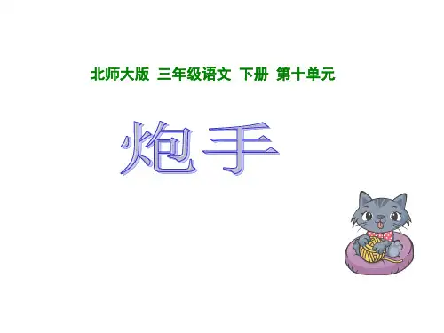 《炮手》PPT课件