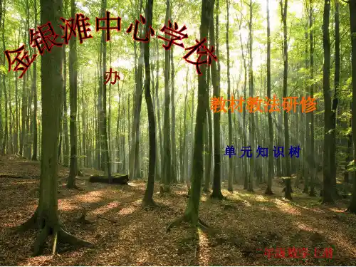 二年级数学下全册知识树-41页PPT资料