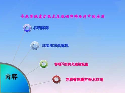 导尿管球囊扩张术在吞咽障碍治疗中应用
