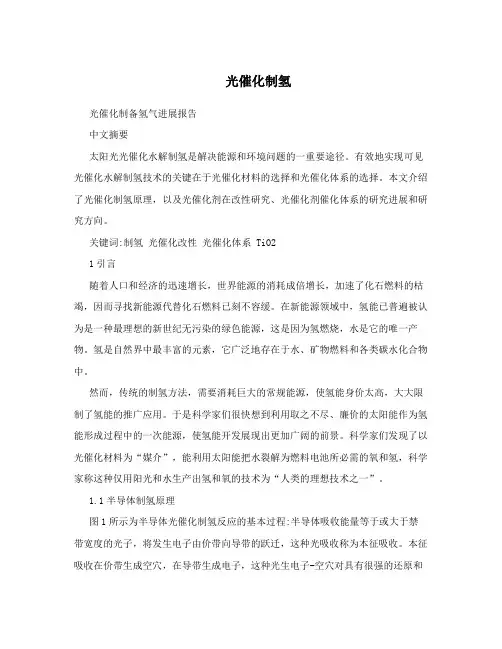 光催化制氢