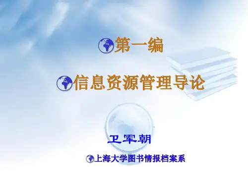 政府信息资源管理
