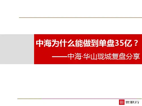 20141124_济南_中海华山珑城复盘分享(终稿)