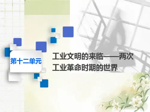 2020届高考历史(通史版)一轮复习第32讲改变世界面貌的工业革命【课件】(67张)
