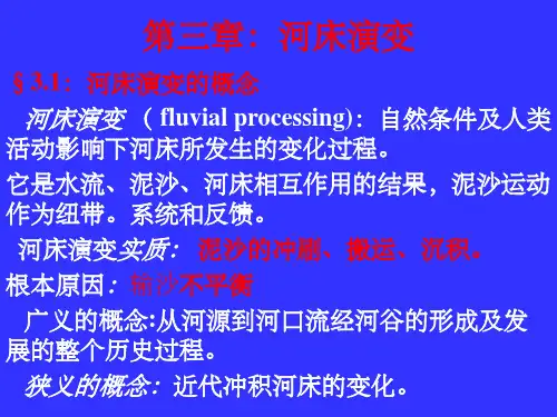 《河床演变》PPT课件