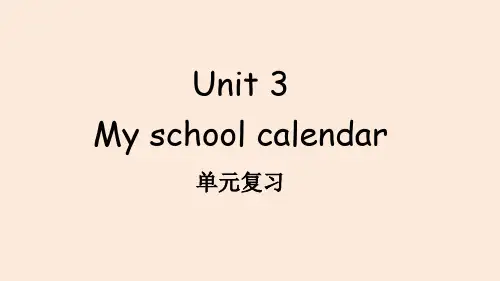 人教PEP版小学五年级下册英语单元复习课件 Unit 3