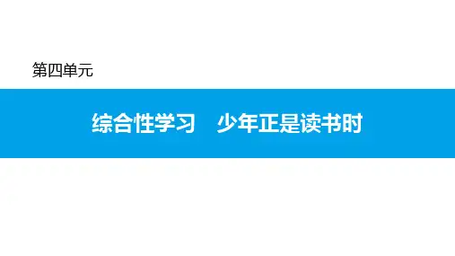 综合性学习 少年正是读书时