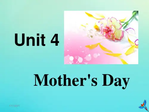 六年级英语下册Unit4Mother’sDayPartA课件2闽教版三起