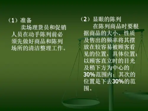 二商超陈列要点1