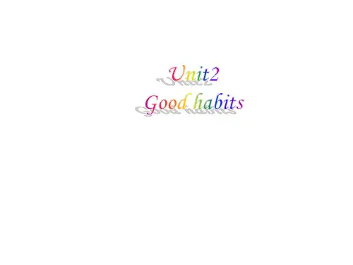 六年级英语下册课件-Unit 2 Good habit（Story time）20-译林版
