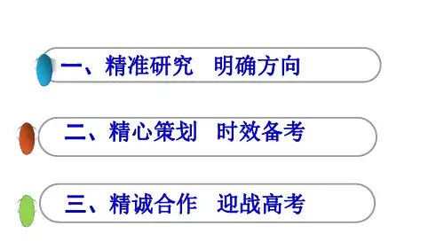 一核四层四翼高考评价体系下2021届高三化学复习策略讲座