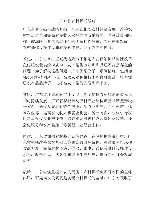 广东省乡村振兴战略