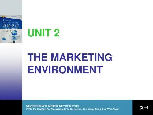 unit 2营销英语课件