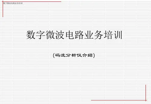 码流分析仪介绍  ppt课件