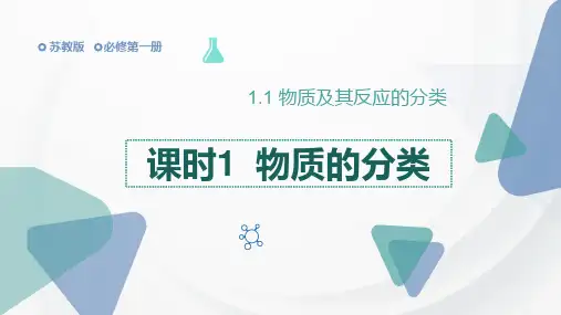 1.1 课时1 物质的分类  课件   (共23张PPT)高一化学苏教版(2019)必修第一册