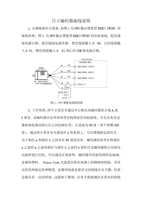 日立编码器接线说明