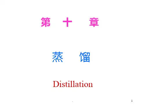 第十章---蒸馏PPT课件