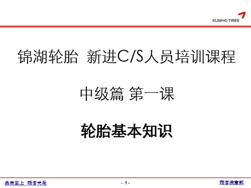 第一课、轮胎基本知识讲解
